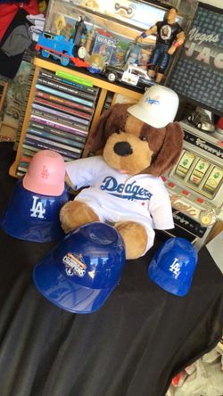 Dodgers mini helmets