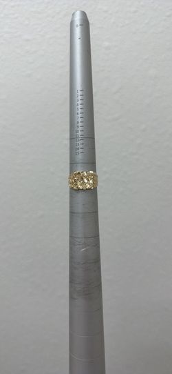 10K Yellow Gold Nugget Rings