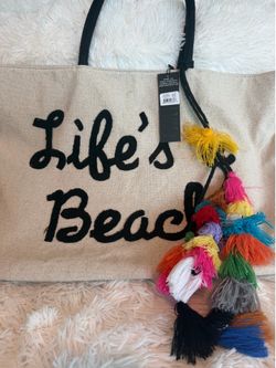Beach bag very cute color tassels