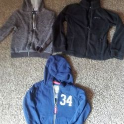 Kids 4/5T Zip-Up Name Brand Hoodies