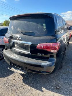 2011 infiniti qx56 parts engine transmission doors rims hood grille axels suspensión ecm ecu caliper