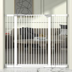 THEYFIRST 41" Extra Tall Cat Gate for Doorway, 40.6-49.1''