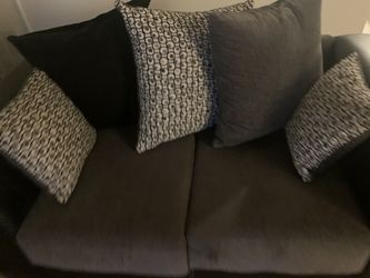 Love seat and sofa