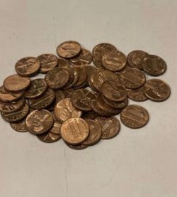 1962 Lincoln Pennies - Lot Of 50 Uncirculated