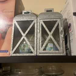 Rustic Silver X-Large Lanterns 