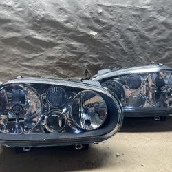 OH214 Fits 1999-2006 Volkswagen VW Golf MK4 GT Headlights Lamps