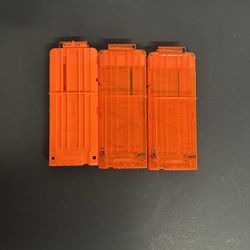 3 Nerf Gun Magazines Accessories 3x12 Darts 