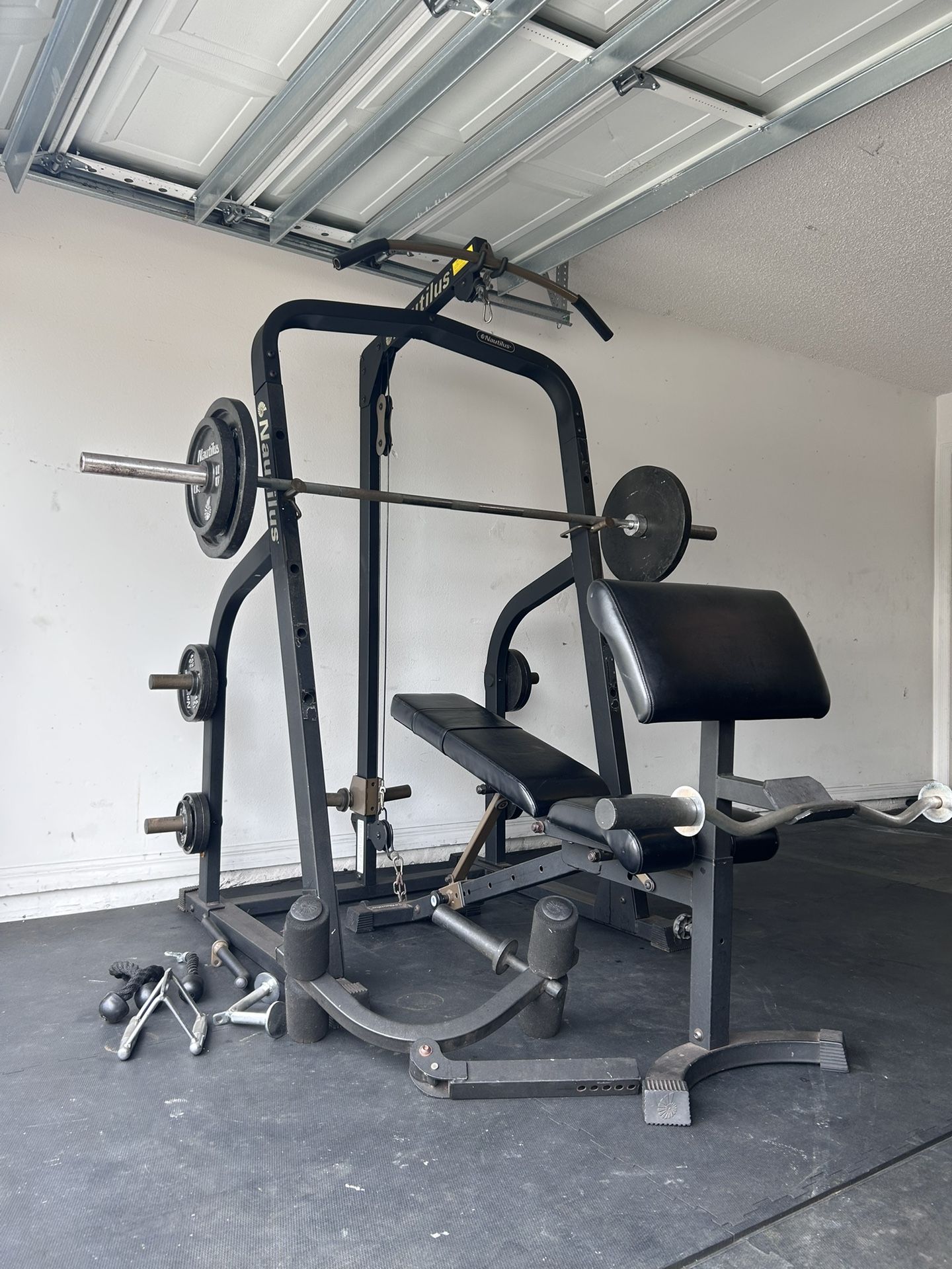 Nautilus Squat Rack Set w/ Weights