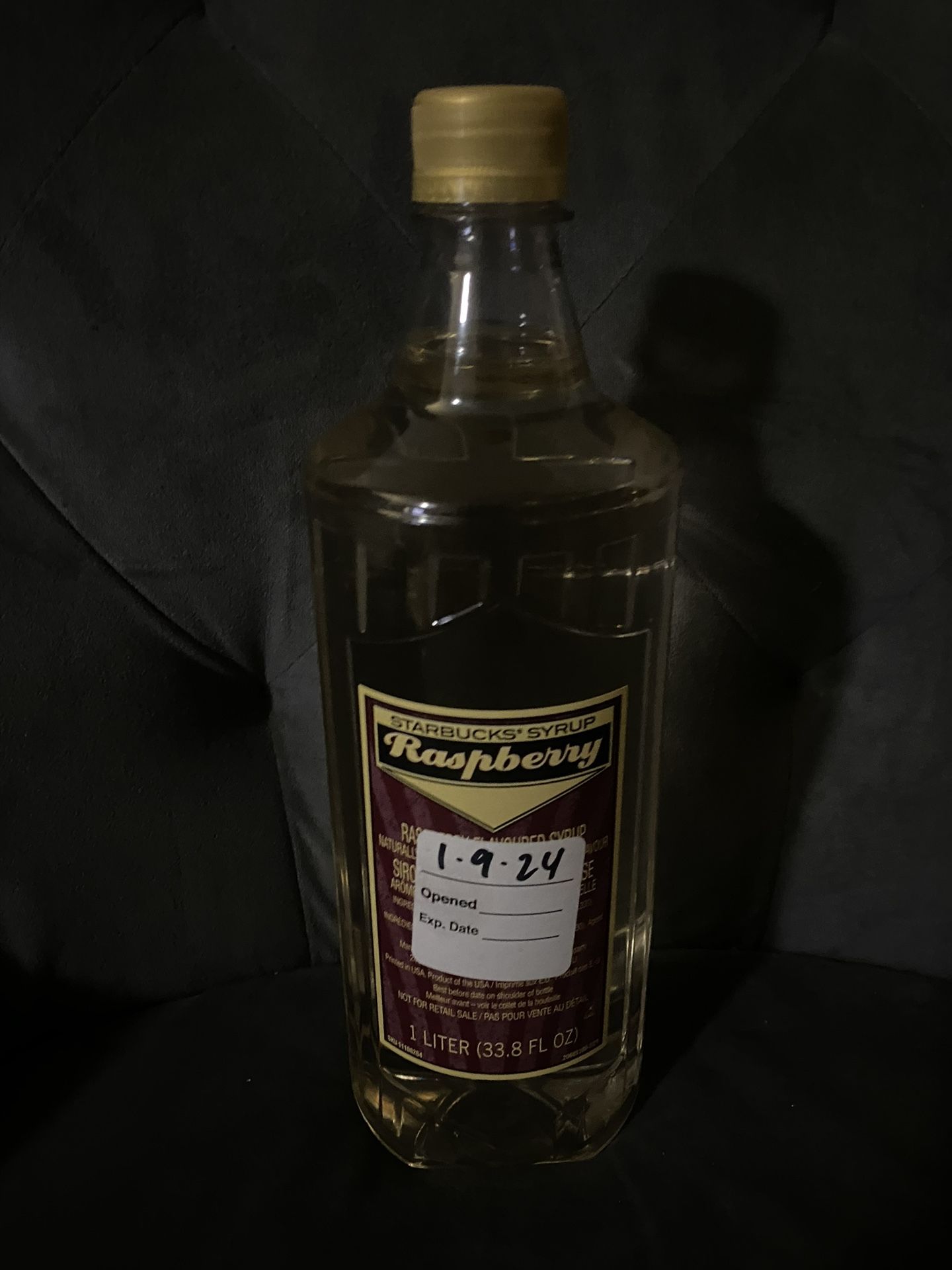 Discontinued Starbucks Raspberry Syrup
