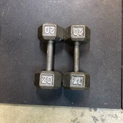 Pair Of 20lb Dumbbells $40 ($1lb)