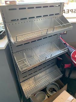 Retail shelving displays units hangers etc
