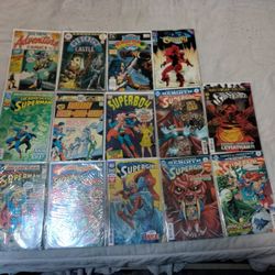 15 DC Comics, Super Man, Super Woman, Super Boy, Wonder Woman. The Whole Lot For 50 Dollars.