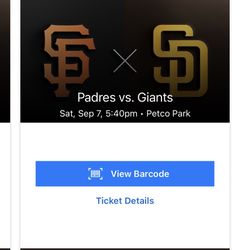 Padres Vs Giants 