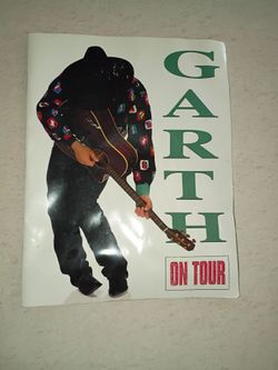 Garth Brooks on tour book