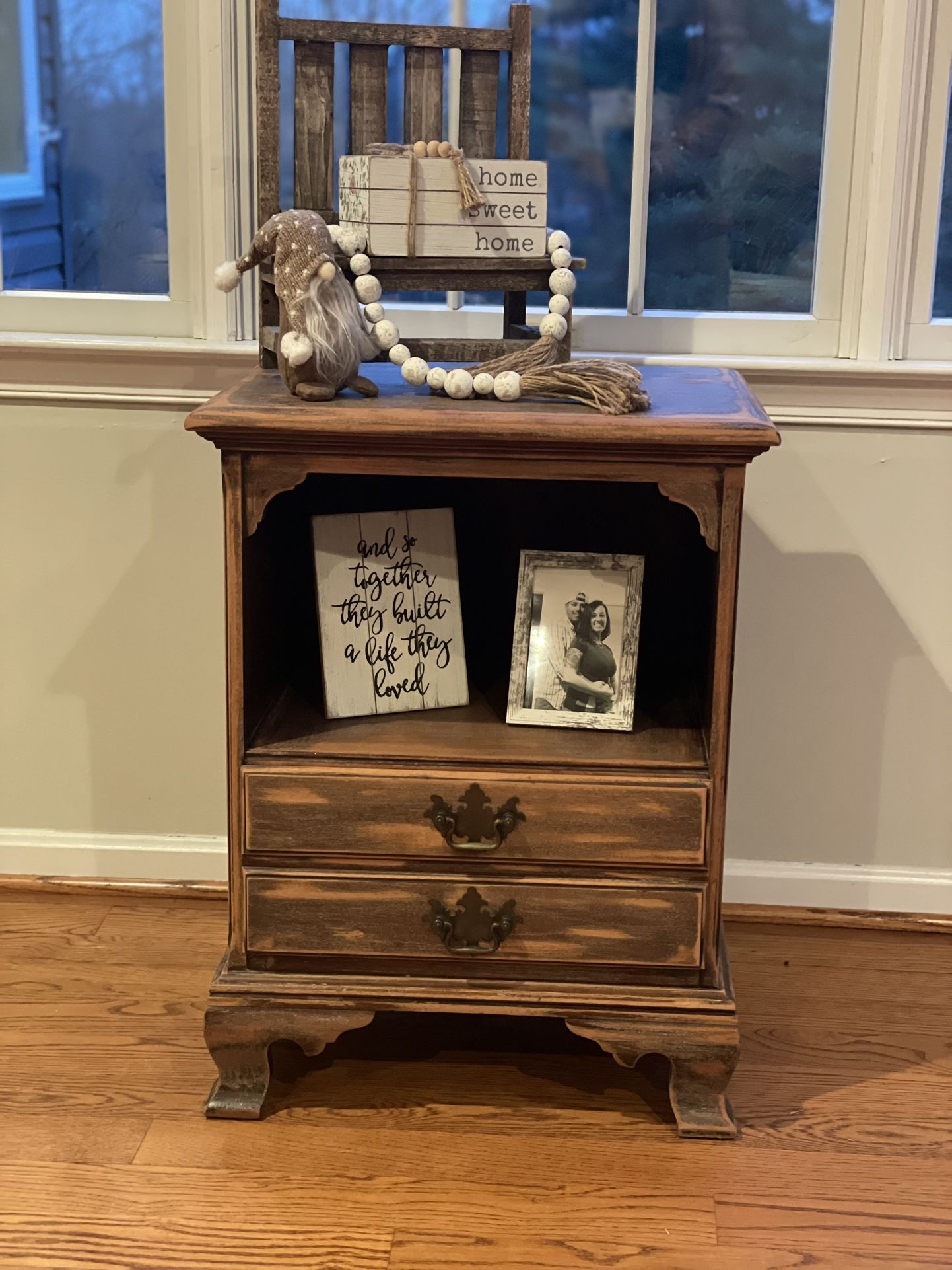 Rustic End Table