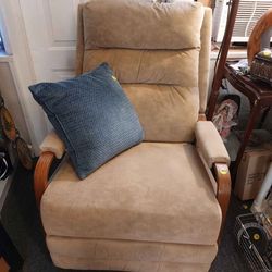 Nice comfy chair. Swivels, recliner.