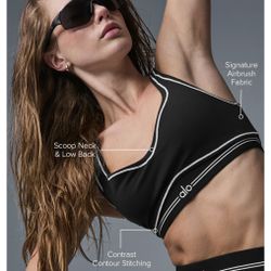 Aloyoga Airbrush Heart Throb Bra