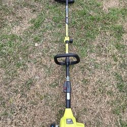 25 cc 2-Stroke Attachment Capable Full Crank Straight Gas Shaft String Trimmer