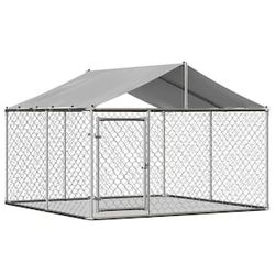 9.8 ft. x 9.8 ft. x 5.9 ft. (Wall 4.4 ft. H) Outdoor Large Dog Kennel Pet Playpen Poultry Cage Dog Exercise Pen