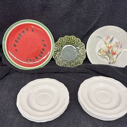 Mikasa and random vintage plates