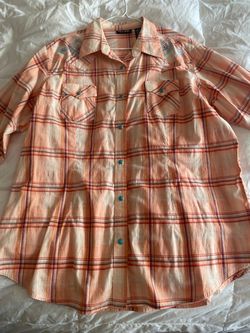 Wrangler retro pearl snap shirt
