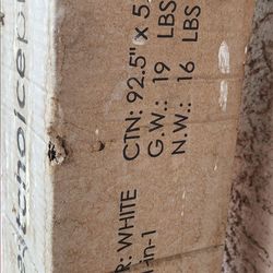 Large projector screen 92.5", new in box