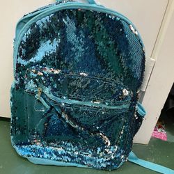 Large Sequin School Backpack