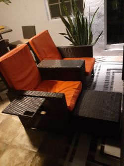 Outdoor Love Seat Reclinable 