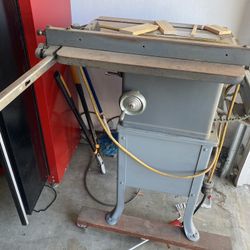 Antique Rockwell Delta Table Saw And Jointer