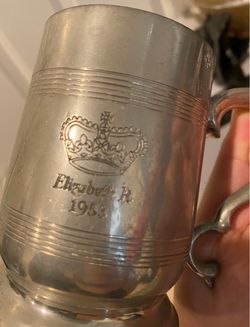 Elizabeth R 1953 - Pewter Tankard (Coronation of Queen Elizabeth)