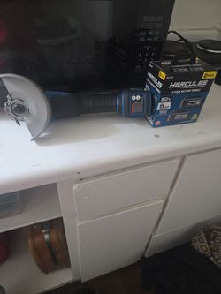Hercules brand new batteries and angle grinder for sale