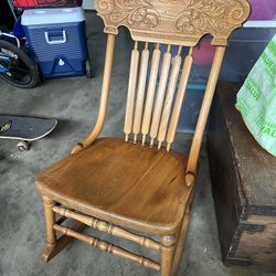 Antique Wooden Rocking Chairs