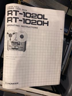 Reel to Reel Tape Deck Pioneer RT-1020
