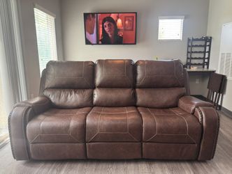 Brow Leather Couch