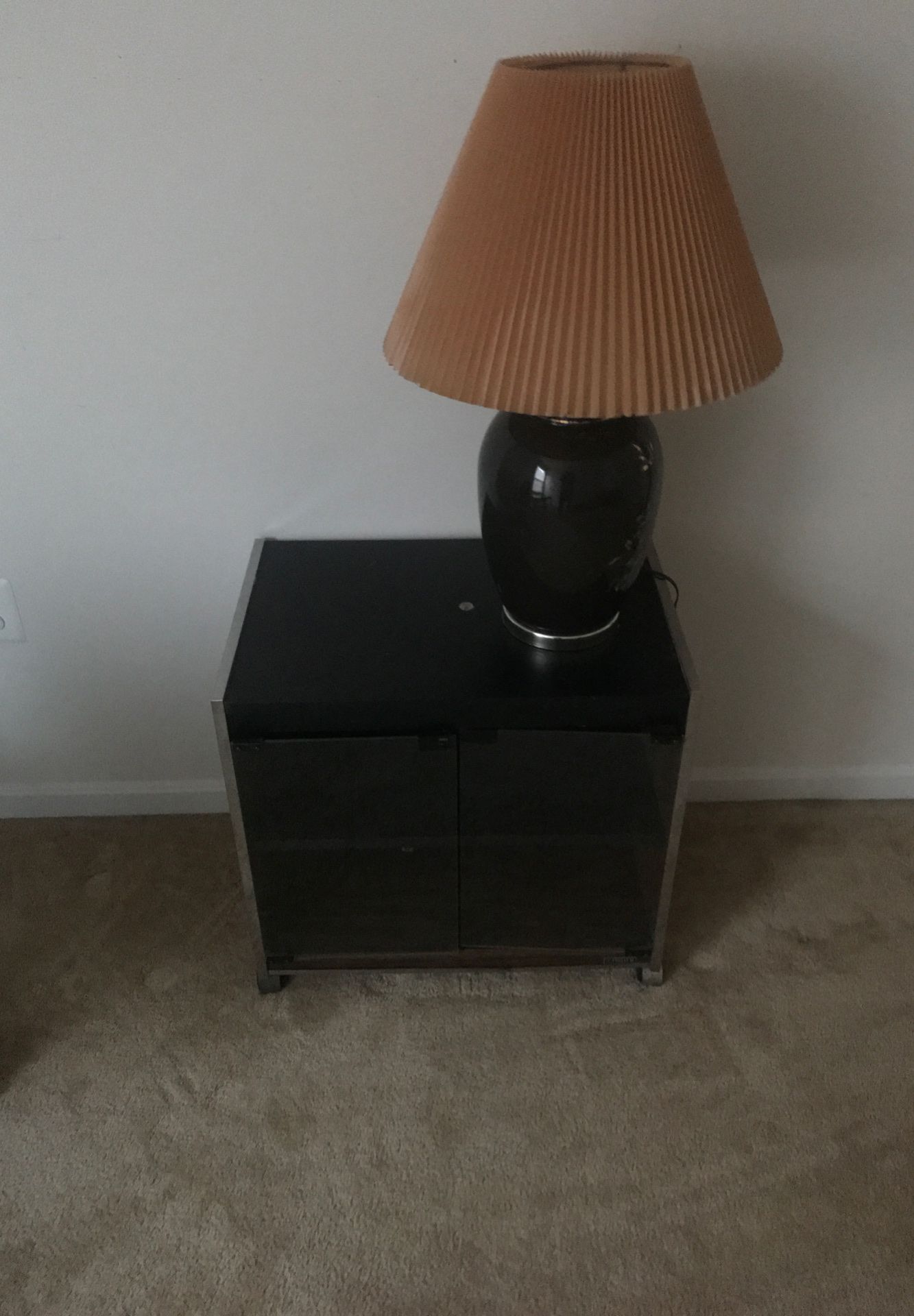 Tv stand with lamp