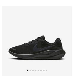 Nike Revolution 7 FB2207-005 Black/Off Noir Low Top Mesh Sneaker
