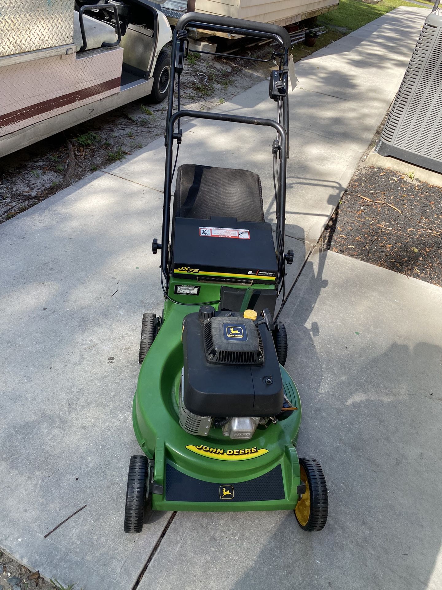 John Deere Self Propelled Lawn Mower JX75