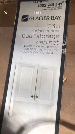 Bath storage cabinet