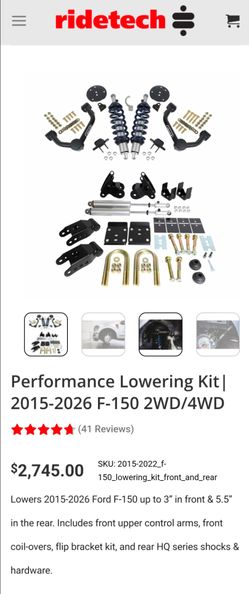 Ford F150 lowering kit