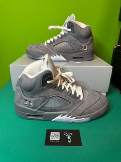 Air Jordan 5 Retro “Wolf Grey” WORN 1x Size 11 OG BOX DD0587-002