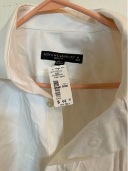 Men’s Brand New White Dress Shirt XXL