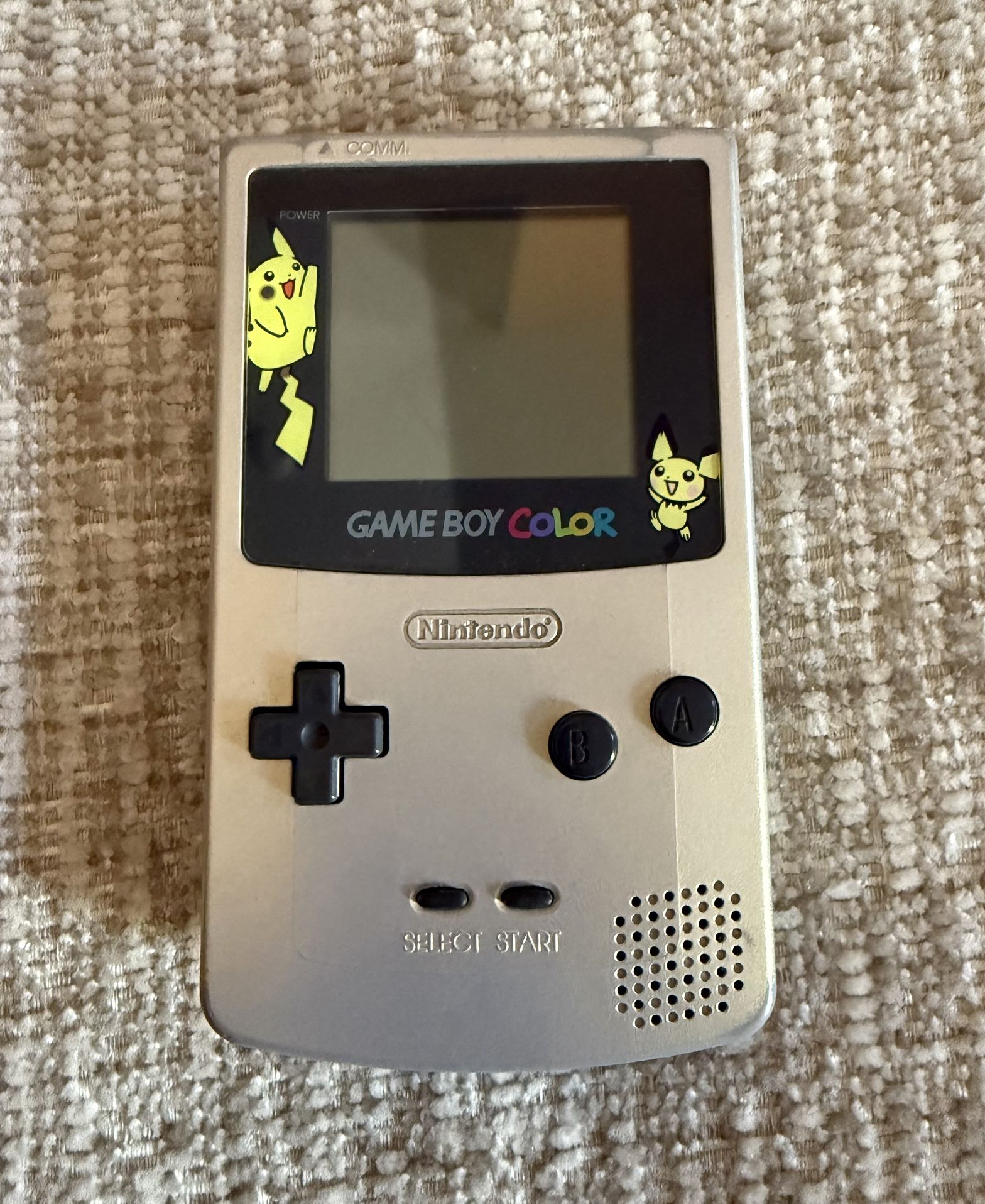 Nintendo Gameboy Color Pokemon Center Gold & Silver Pikachu Edition ...
