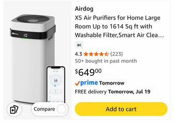 AIRDOG AIR PURIFIER X5