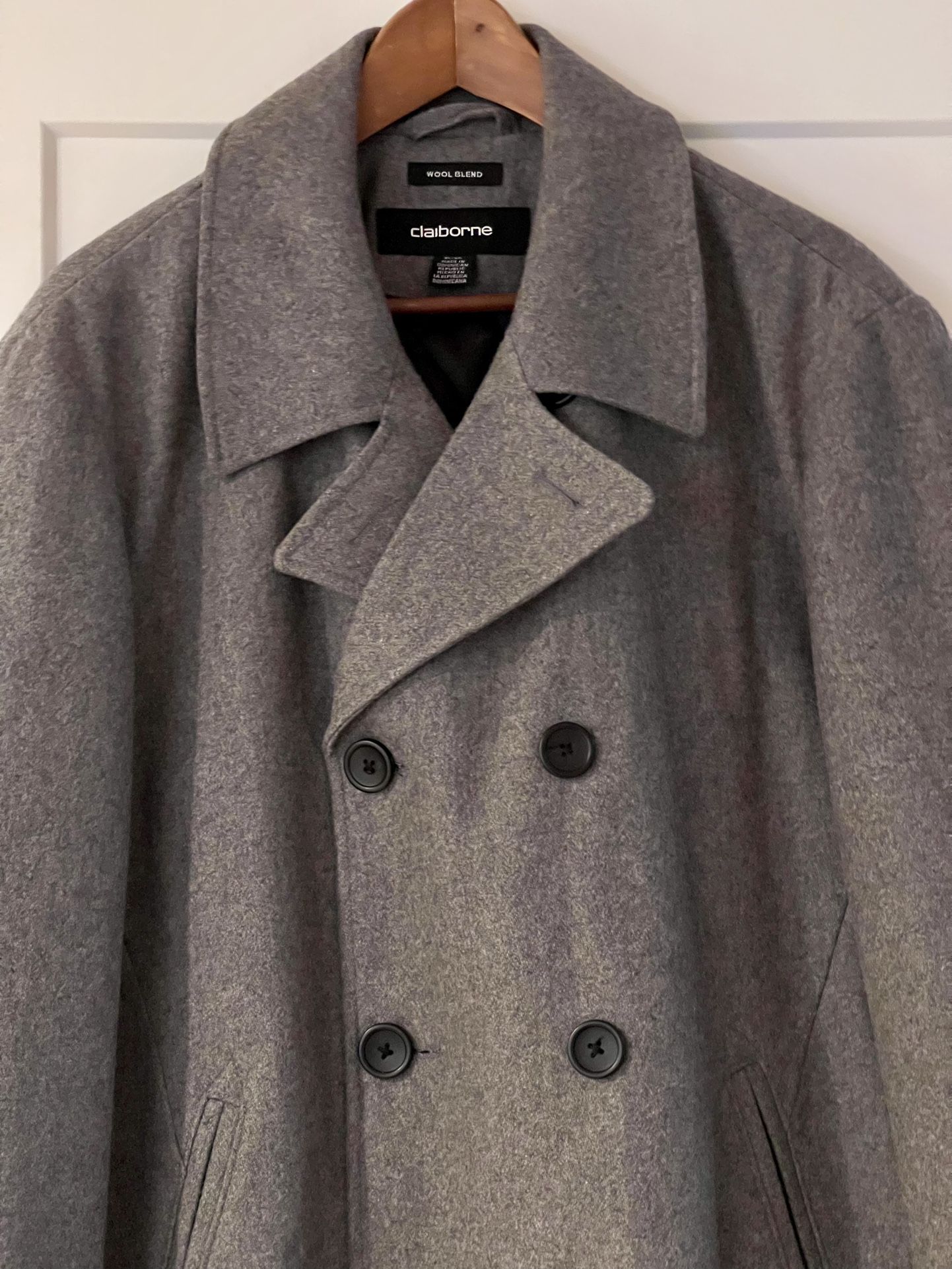 Men’s Wool Gray Coat XL