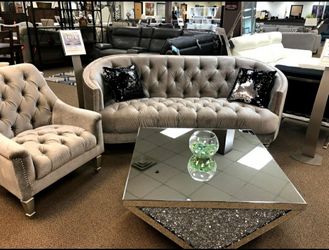 Down payment delivery free new sofa and love set available financial