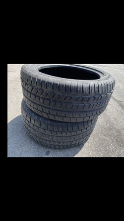 2 — 255/45r18 Cooper Tires 90% Good Treads !!!!