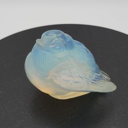 Beautiful Vintage Sabino Opalescent Glass Model Moineau Frilieux #8543 Chilly Sparrow Made In France 