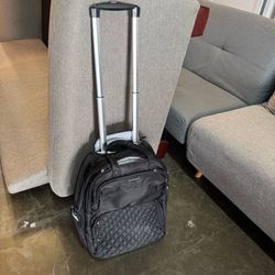 ZOMFELT Carry On Suitcase with Wheels, 17 Inch Water Resistant Rolling Suitcase for Travel Like New