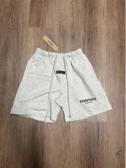 Grey essential fear of god shorts