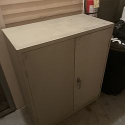 2 Old Filing Cabinets 